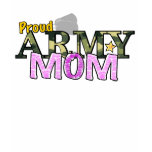 Stars and Stripes Army Mom T-shirt