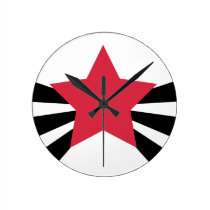 Stars and Stripes Burst Wall clock