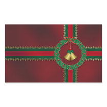 Stars and Stripes Christmas Sticker