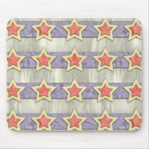 Stars And Stripes Cut Outs Mouse Pad
