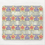 Stars And Stripes Cut Outs Mouse Pad