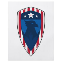 Stars and Stripes Eagle Shield Flyer