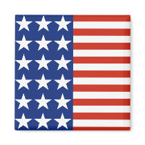 Stars And Stripes Flag Magnet