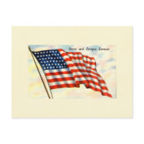 Stars and Stripes Forever July 4th Flag postcards