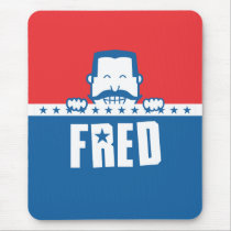 Stars and Stripes Fred mousepads