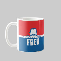 Stars and Stripes Fred mugs
