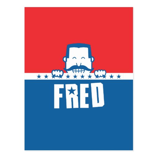 Stars and Stripes Fred Post Card