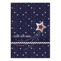 Stars and Stripes Gift Tag business cards