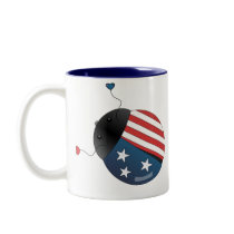 Stars and Stripes Ladybug mugs