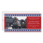 Stars And Stripes Military Announcement Photo Greeting Card