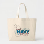 Stars and Stripes Navy Mom T-shirt Bags