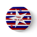 Stars and Stripes Party Button
