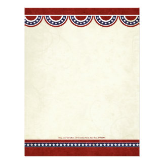 Patriotic Letterhead | Zazzle