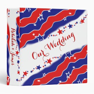 Stars and Stripes Personalized Vinyl Binders