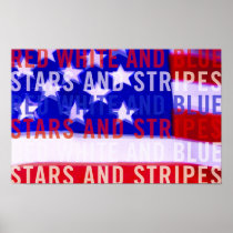 Stars and Stripes poster posters