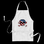 Stars and Stripes Skull aprons