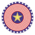 Stars and Stripes Sticker