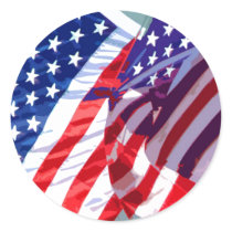 Stars and Stripes Sticker