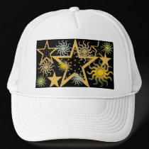 Stars and Sunburst Cap hats