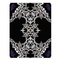 Stars and Swirls Postcard