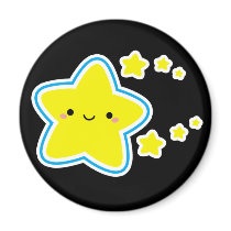 Stars Black Magnet