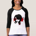 Stars & Bullets: Red/Black t-shirts