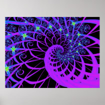 Stars Caught in a Cosmic Web Posters