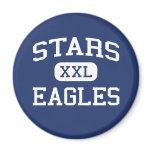 Stars - Eagles - High - San Leandro California Fridge Magnets