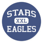 Stars - Eagles - High - San Leandro California Sticker