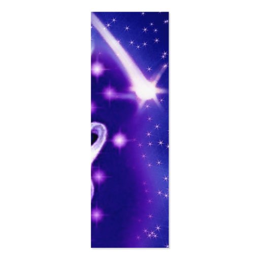 Stars Fairy Bookmark Business Card (back side)