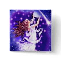 Stars Fairy Button
