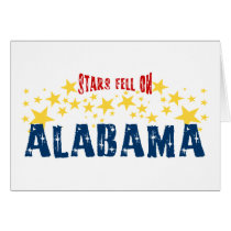 Stars Fell On Alabama Greeting Card