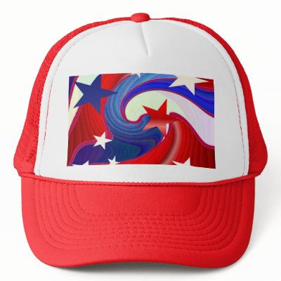 Stars Forever Mesh Hat by dndartstudio