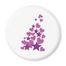 Stars & Hearts magnets by Thinkdifferent Stars & Hearts magnets