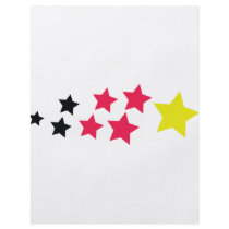 stars in german colours icon flyers