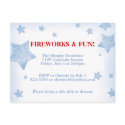 Stars Invitation postcards