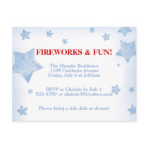 Stars Invitation postcards by KrispysKingdom Stars Invitation postcards
