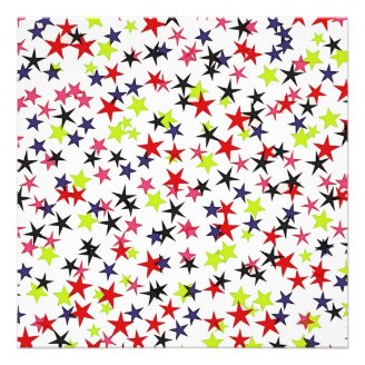 Stars: July 4th, Independence Day Party BBQ Invite