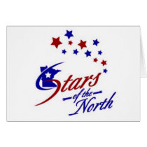 Stars of the North Greeting Card