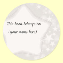 Stars, old fashioned stickers