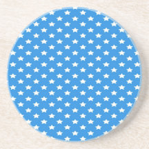 Stars on Blue Drink Coaster