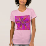 Stars on Pink Fractal Shirt