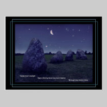 Stars postcard postcards