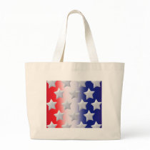 Stars! Red, White, and Blue Canvas Bag