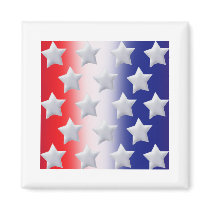 Stars! Red, White, and Blue Magnets