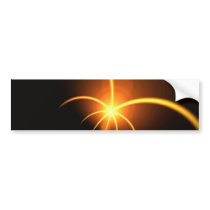 Stars Shining Digital Print Art Bumper Stickers