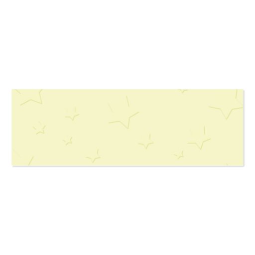 Stars Skinny Profile Card Business Card Templates (front side)