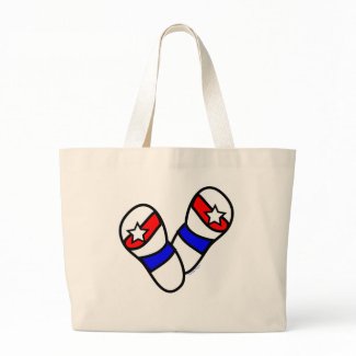 Stars Spangled Flip-Flops bag