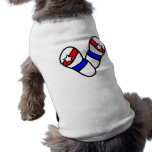 Stars Spangled Flip-Flops Doggie Tshirt