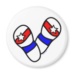 Stars Spangled Flip-Flops Magnets